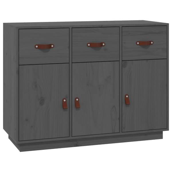 Puhvetkapp, hall, 100 × 40 × 75 cm, täismännipuit