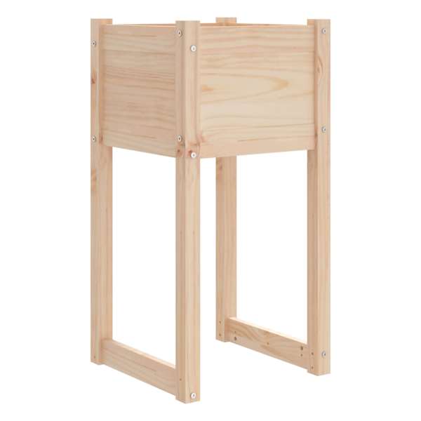 Taimekast 40 × 40 × 81 cm, männipuit (töötlemata) – naturaalne