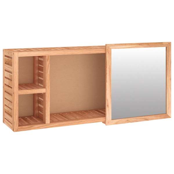 Peegelkapp, 80 × 17 × 34 cm, pähkel