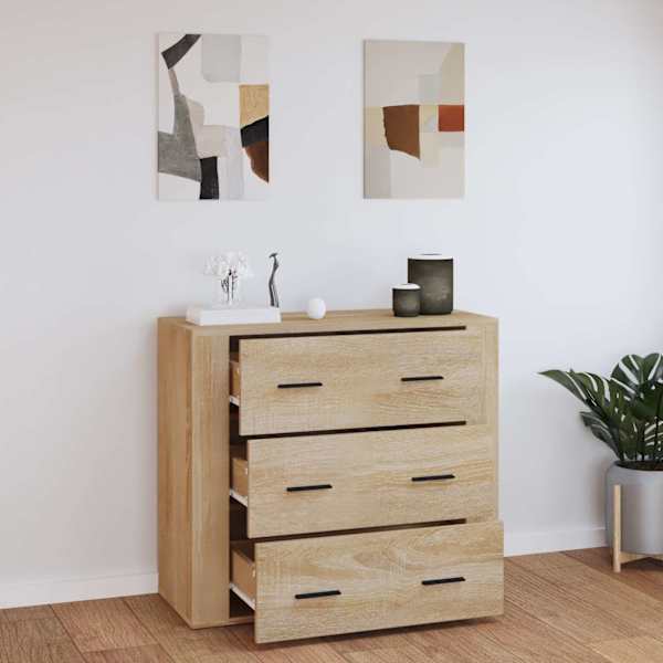 Puhvetkapp, Sonoma tamm, 80 × 33 × 70 cm, tehispuit