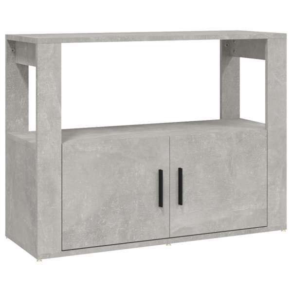 Puhvetkapp, betoonhall, 80 × 30 × 60 cm, tehispuit