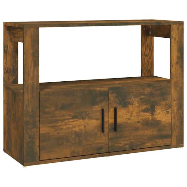 Puhvetkapp, suitsutatud tamm, 80 × 30 × 60 cm, tehispuit
