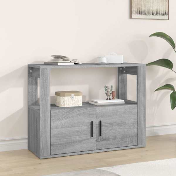 Puhvetkapp, hall Sonoma tamm, 80 × 30 × 60 cm, tehispuit