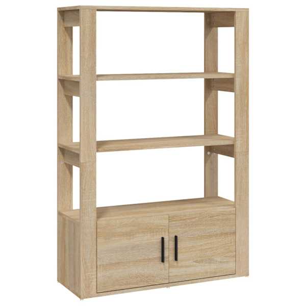 Puhvetkapp, Sonoma tamm, 80 × 30 × 119,5 cm tehispuit