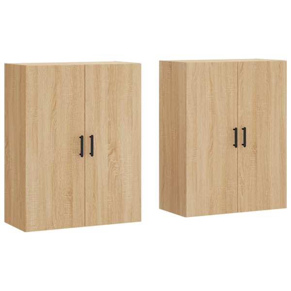 Seinakapid 2 tk, Sonoma tamm, 69,5 × 34 × 90 cm