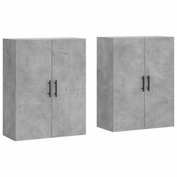 Seinakapid 2 tk, betoonhall, 69,5 × 34 × 90 cm