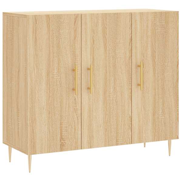 Puhvetkapp, Sonoma tamm, 90 × 34 × 80 cm, tehispuit