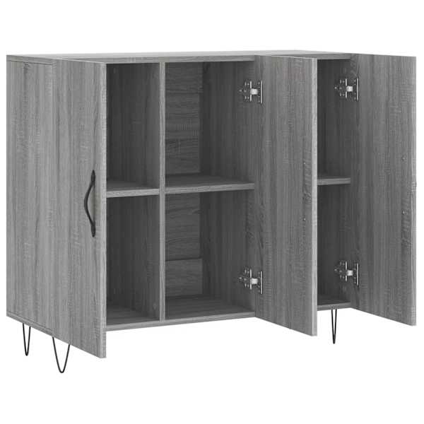 Puhvetkapp, hall Sonoma tamm, 90 × 34 × 80 cm, tehispuit