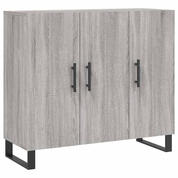 Puhvetkapp, hall Sonoma tamm, 90 × 34 × 80 cm, tehispuit