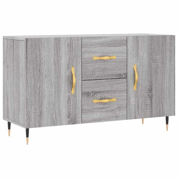Puhvetkapp, hall Sonoma tamm, 100 × 36 × 60 cm, tehispuit