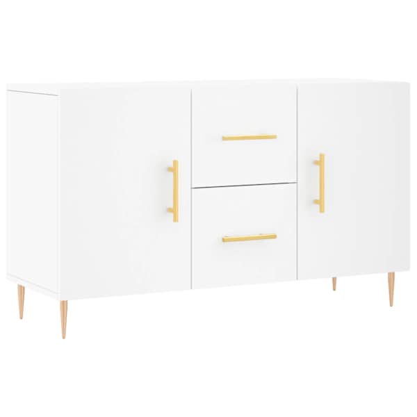 Puhvetkapp, valge, 100 × 36 × 60 cm, tehispuit