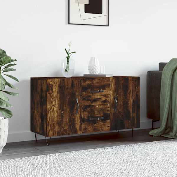 Puhvetkapp, suitsutatud tamm, 100 × 36 × 60 cm tehispuit