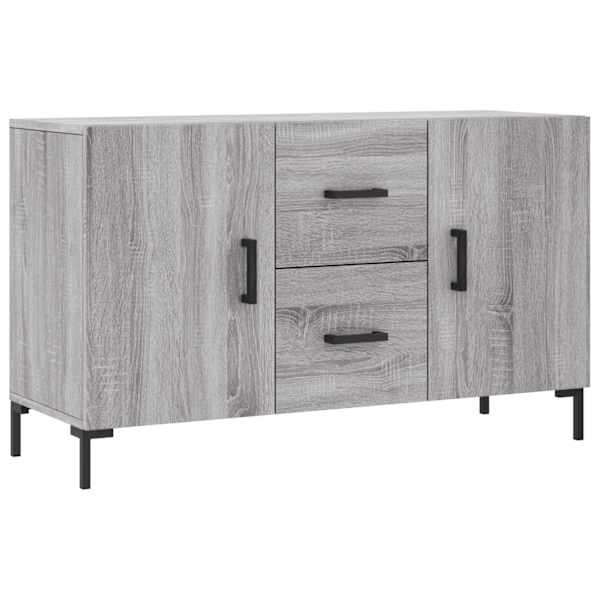 Puhvetkapp, hall Sonoma tamm, 100 × 36 × 60 cm, tehispuit