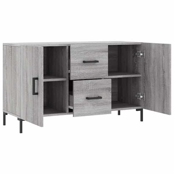 Puhvetkapp, hall Sonoma tamm, 100 × 36 × 60 cm, tehispuit