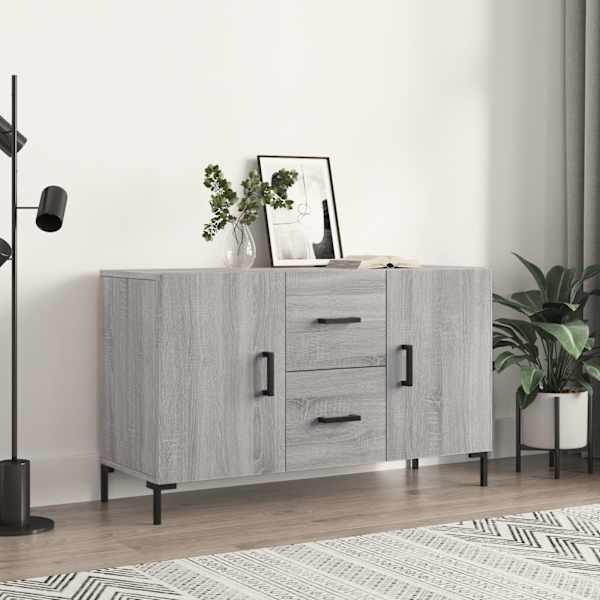 Puhvetkapp, hall Sonoma tamm, 100 × 36 × 60 cm, tehispuit