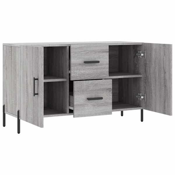 Puhvetkapp, hall Sonoma tamm, 100 × 36 × 60 cm, tehispuit