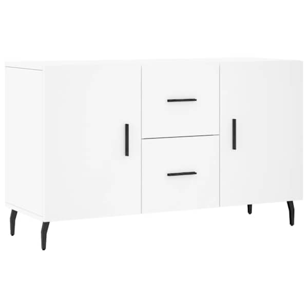 Puhvetkapp, valge, 100 × 36 × 60 cm, tehispuit