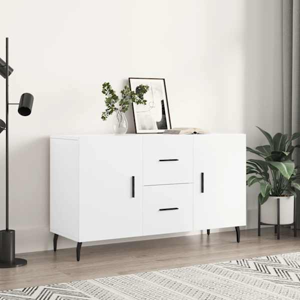 Puhvetkapp, valge, 100 × 36 × 60 cm, tehispuit
