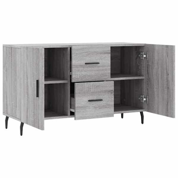 Puhvetkapp, hall Sonoma tamm, 100 × 36 × 60 cm, tehispuit