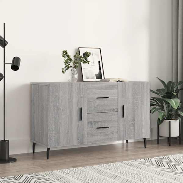Puhvetkapp, hall Sonoma tamm, 100 × 36 × 60 cm, tehispuit