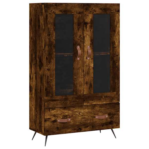 Kõrge kapp, suitsutatud tamm, 69,5 × 31 × 115 cm, tehispuit