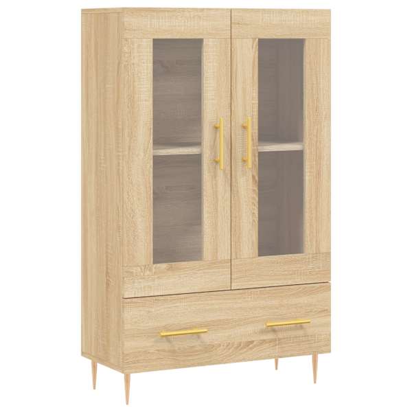 Kõrge kapp, Sonoma tamm, 69,5 × 31 × 115 cm, tehispuit