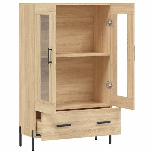 Kõrge kapp, Sonoma tamm, 69,5 × 31 × 115 cm, tehispuit