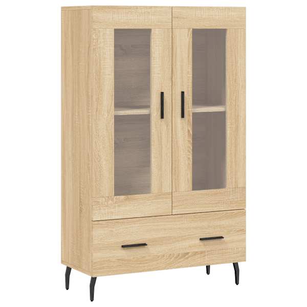 Kõrge kapp, Sonoma tamm, 69,5 × 31 × 115 cm, tehispuit