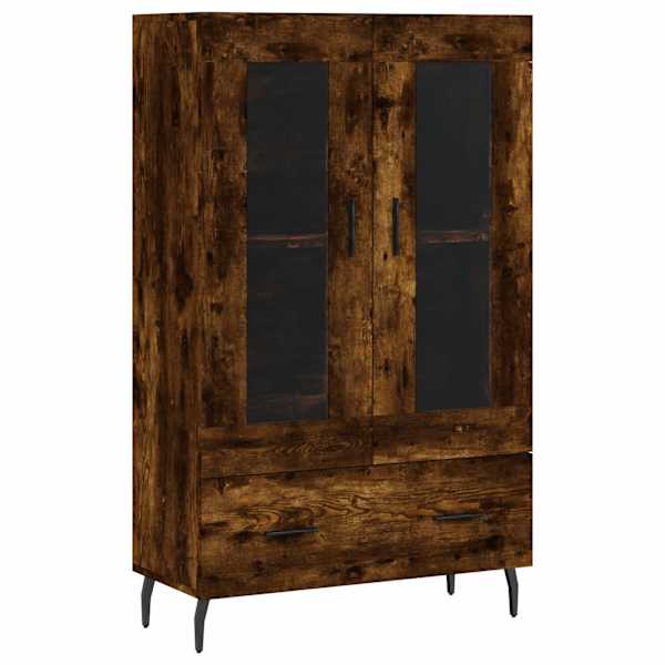 Kõrge kapp, suitsutatud tamm, 69,5 × 31 × 115 cm, tehispuit