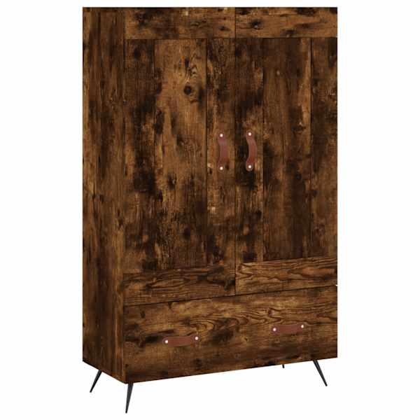 Kõrge kapp, suitsutatud tamm, 69,5 × 31 × 115 cm, tehispuit