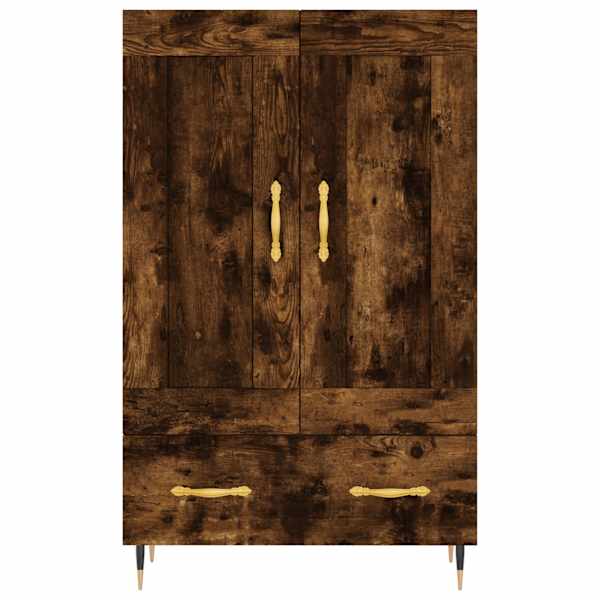 Kõrge kapp, suitsutatud tamm, 69,5 × 31 × 115 cm, tehispuit