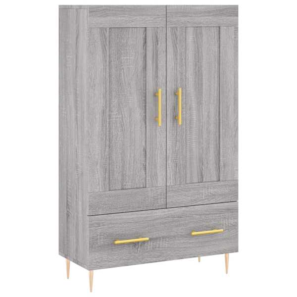 Kõrge kapp, hall Sonoma tamm, 69,5 × 31 × 115 cm, tehispuit