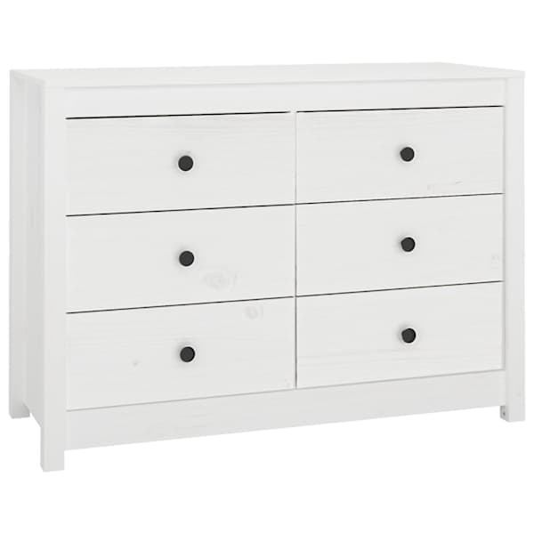 Lisakapp, valge, 100 × 40 × 72 cm, männipuit