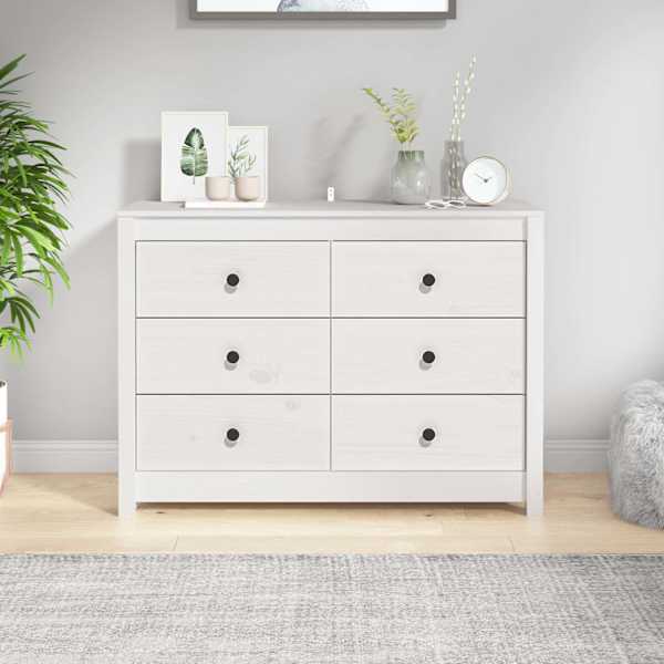 Lisakapp, valge, 100 × 40 × 72 cm, männipuit