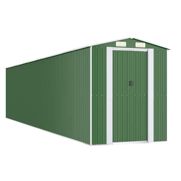 Metallist aiakuur 192 × 938 × 223 cm – roheline