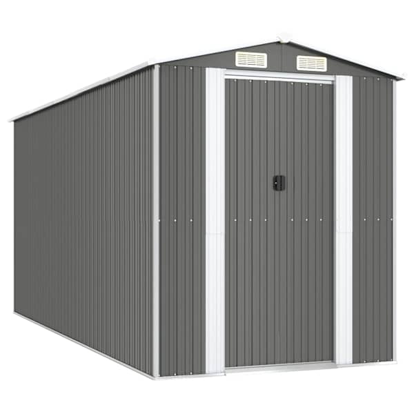 Metallist aiakuur 192 × 440 × 223 cm – helehall