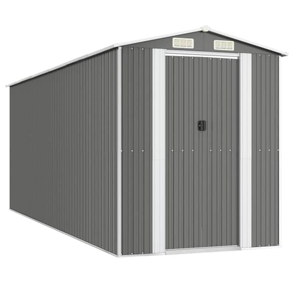 Metallist aiakuur 192 × 523 × 223 cm – helehall