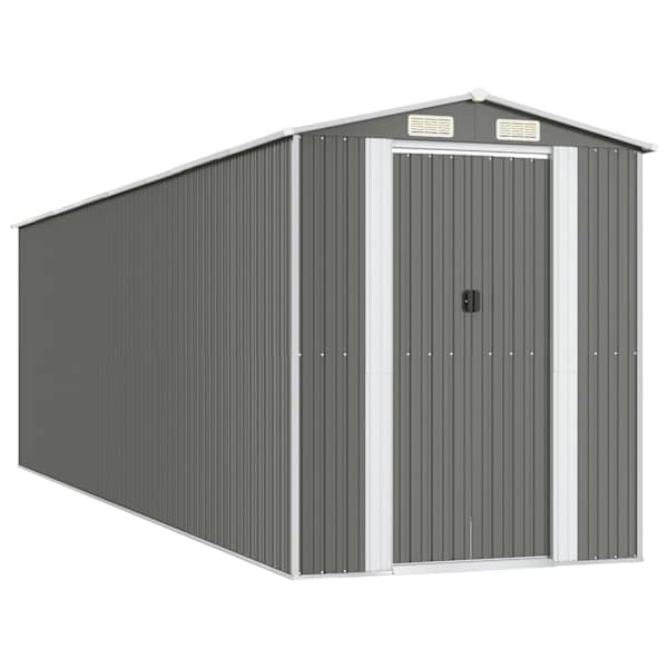 Metallist aiakuur 192 × 689 × 223 cm – helehall