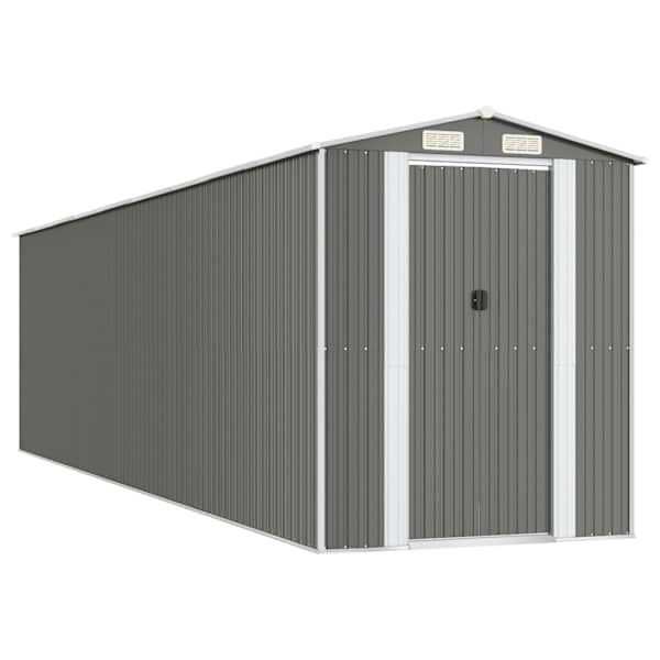 Metallist aiakuur 192 × 772 × 223 cm – helehall