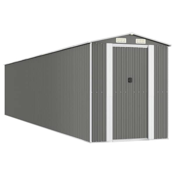 Metallist aiakuur 192 × 938 × 223 cm – helehall