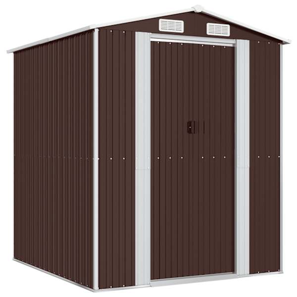 Metallist aiakuur 192 × 191 × 223 cm – tumepruun
