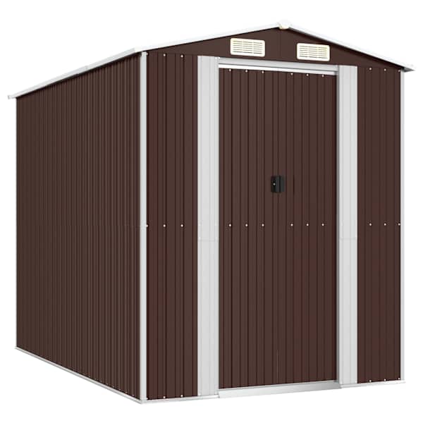 Metallist aiakuur 192 × 274 × 223 cm – tumepruun