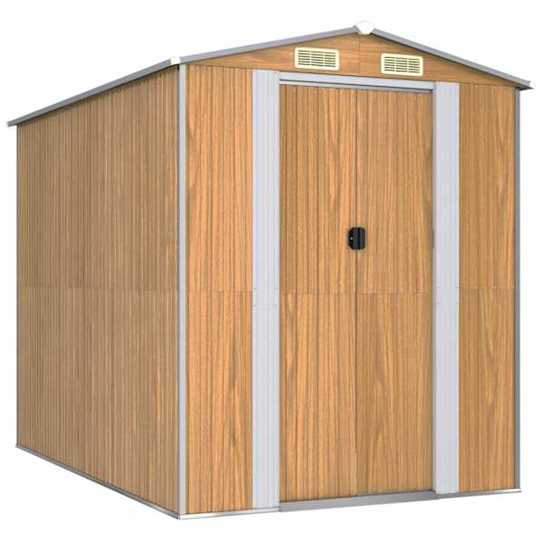 Metallist aiakuur 192 × 274 × 223 cm – helepruun