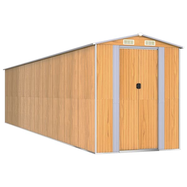 Metallist aiakuur 192 × 855 × 223 cm – helepruun