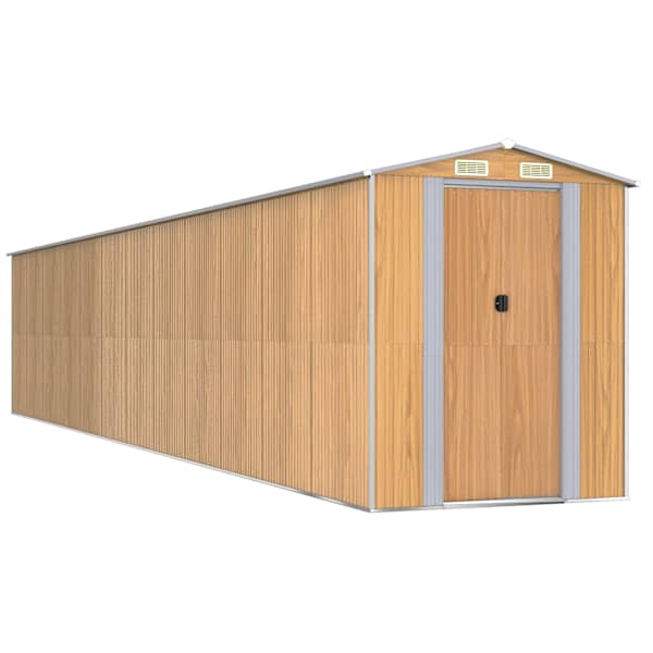 Metallist aiakuur 192 × 1021 × 223 cm – helepruun