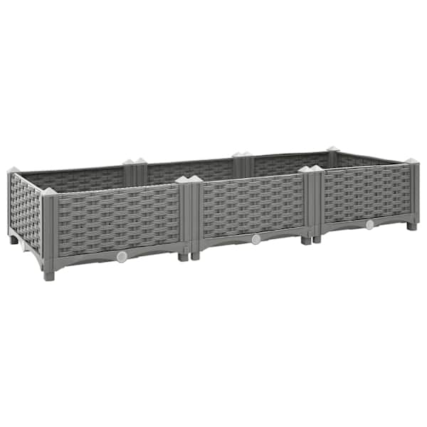 Peenrakast 120 × 40 × 23 cm, PP (polüpropüleen) – helehall