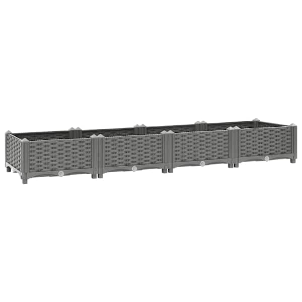 Peenrakast 160 × 40 × 23 cm, PP (polüpropüleen) – helehall