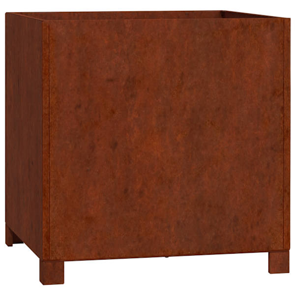 Taimekast jalgadega 50 × 50 × 50 cm, corten-teras – roostekarva