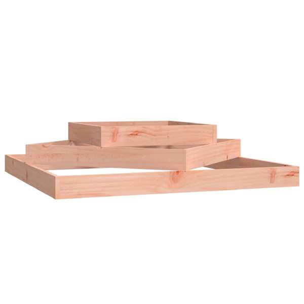 Taimekast 112 × 112 × 27 cm, ebatsuugapuit (töötlemata) – naturaalne ebatsuuga