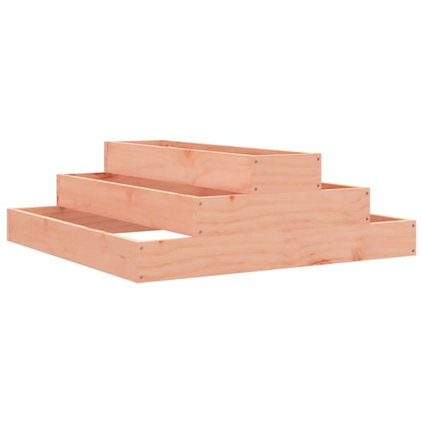 Taimekast 80 × 80 × 27 cm, ebatsuugapuit (töötlemata) – naturaalne ebatsuuga